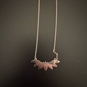 Sterling silver necklace.